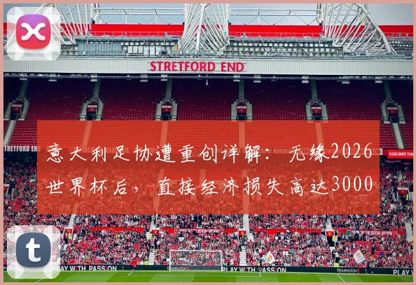 意大利足协遭重创详解：无缘2026世界杯后，直接经济损失高达3000万欧，原因与影响全分析