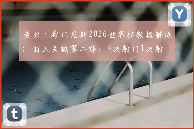 劳尔·希门尼斯2026世界杯数据解读：打入关键第二球，4次射门1次射正背后说明了什么？